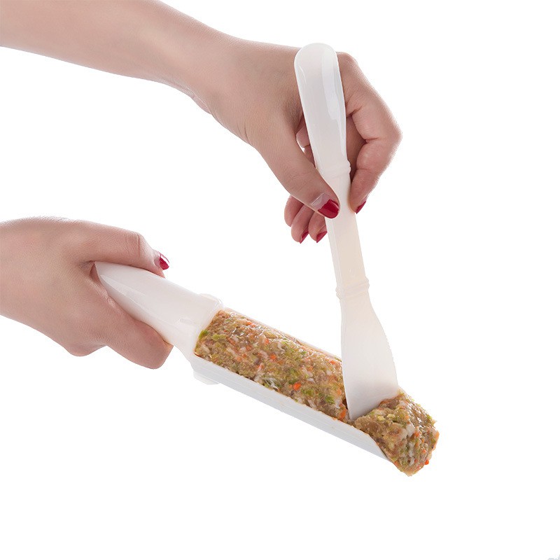 Home007 กระบอกใส่หมูเด้ง ชุดตักหมูชาบู ที่ใส่หมูเด้ง กระบอกหมูสวรรค์ ที่ตักหมูบด กระบอกหมูบด กระบอกหมูชาบู หมูเด้ง บะช่อ - รูปที่ 4