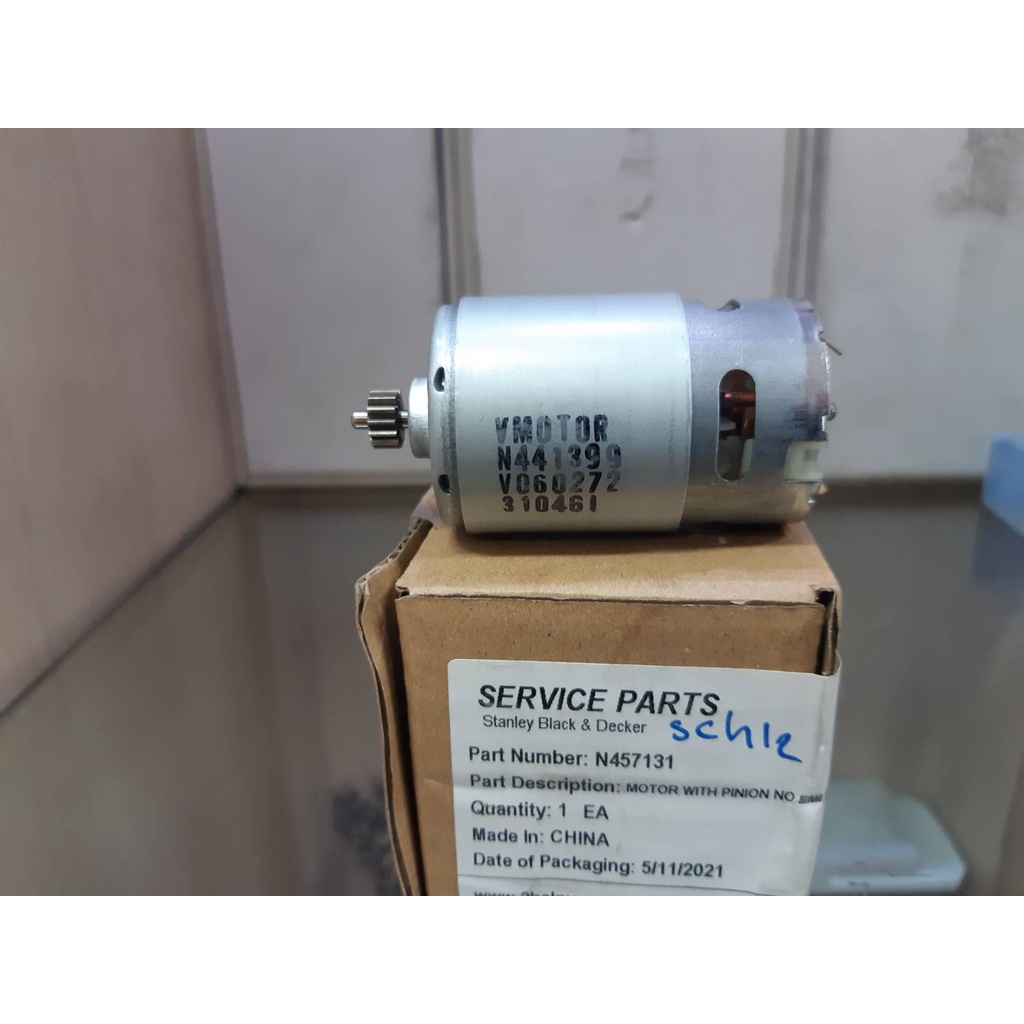 Stanley motor DC 12v. model. SCH 12 part no. N457131 อะไหล่ มอเตอร์