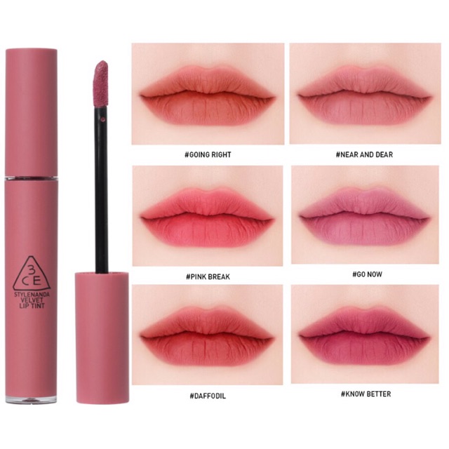 3CE velvet lip tint สี going right (ของแท้ซื้อที่เกาหลี)