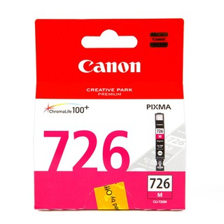 ตลับหมึกอิงค์เจ็ท สีแดงอมม่วง Canon CLI-726M Magenta/Canon Magenta Ink Cartridge CLI-726M Magenta