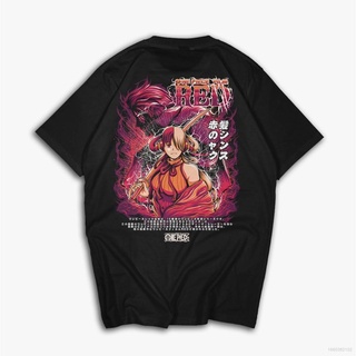 เสื้อสาวอวบ - NS3อะนิเมะONEPIECEสีแดงUTATshirtแขนสั้นด้านบนลําลองเสื้อยืดหลวมแฟชั่นUnisexเสื้อขนาดบ