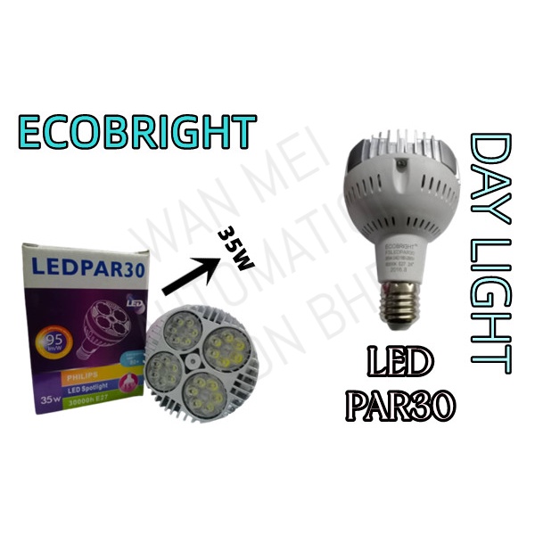 Ecobright ไฟสปอตไลท์ 35W LED PAR30 (DL)
