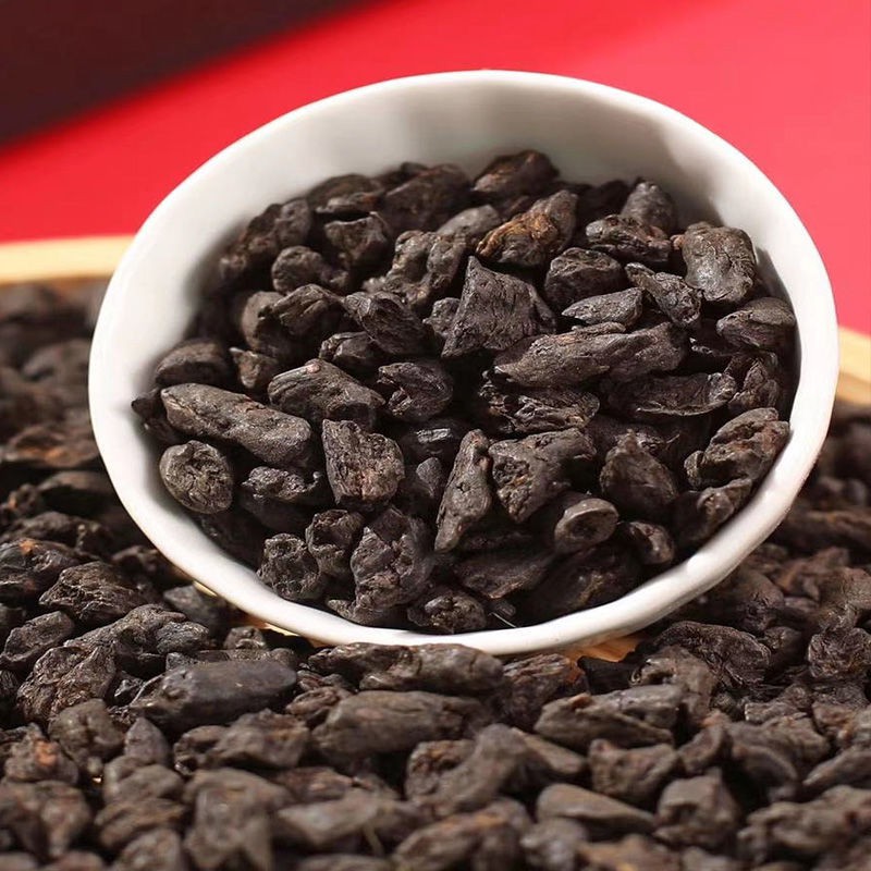 Free Tea Tray With Kettle] Yunnan Ancient Tree Pu er Crushed Silver ...