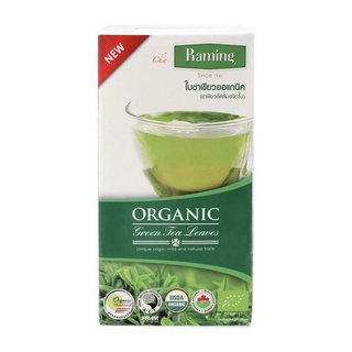 Raming Organic Green Tea Leaves 70g  ระมิงค์ ใบชาเขียว ออร์แกนิก 70 กรัม