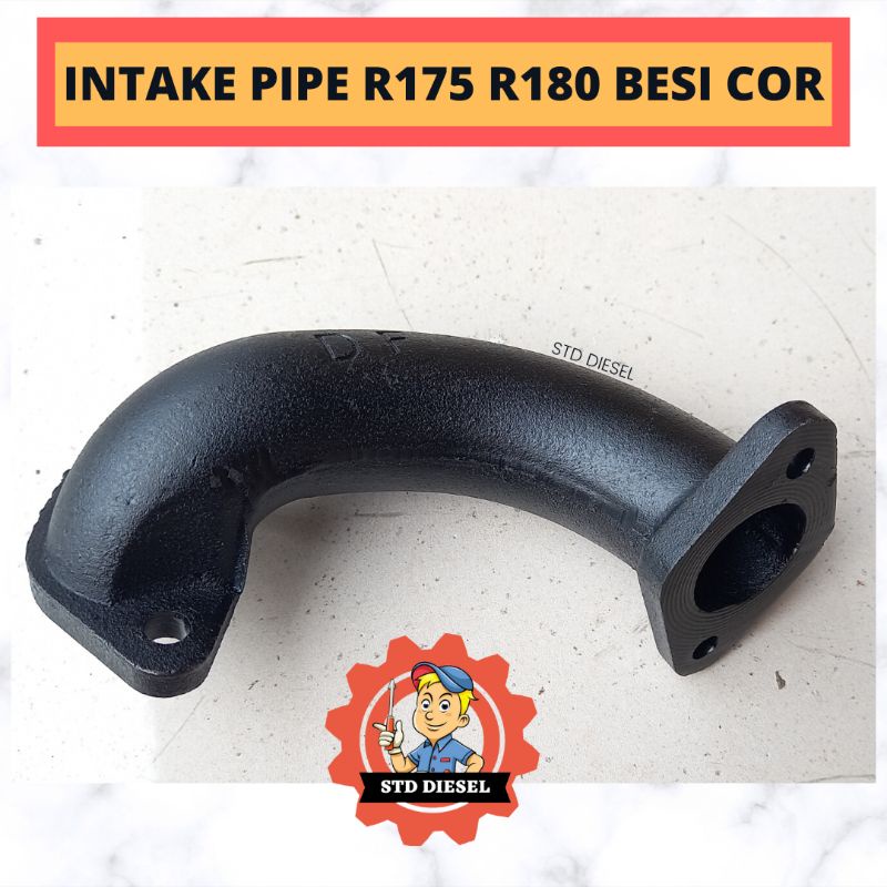 TAKE PIPE R175 R180 THICK CAST IRON MATERIAL 7 8 HP PK AIR FILTER HANDLE