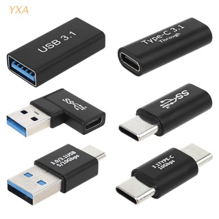 Yxa Universal Type C To Usb 3.0 Male Female อะแดปเตอร์แปลงสายเคเบิ้ล Otg Usb C To Type C Male Female เชื่อมต่อข้อมูล