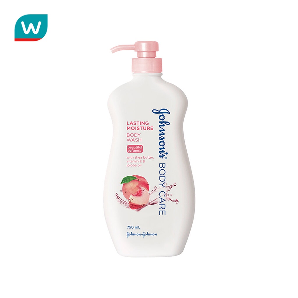 Johnson's จอห์นสันบอดี้แคร์ ครีมอาบน้ำ ลาสติ้ง มอยส์เจอร์ 750 มล.