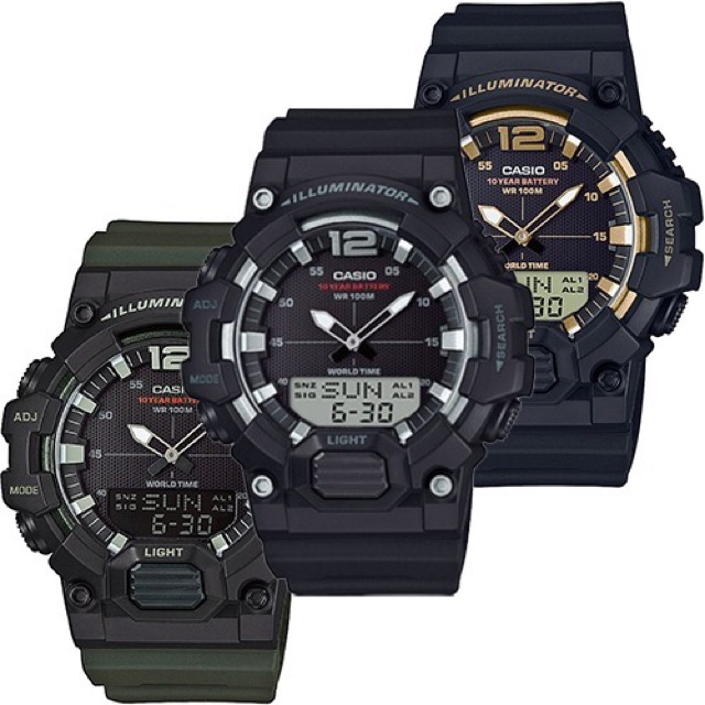 Casio HDC-700 แบตเตอรี่ 10 ปี ประกันศูนย์  1 ปี(HDC-700-9Aทอง)