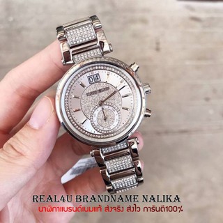 นาฬิกาข้อมือผู้หญิง Michael Kors รุ่น MK6281 Womens Sawyer Silver-Tone Watch ของใหม่ ของแท้100%