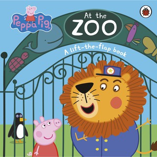 หนังสือนิทานภาษาอังกฤษ Peppa Pig: At the Zoo: A Lift-the-Flap Book