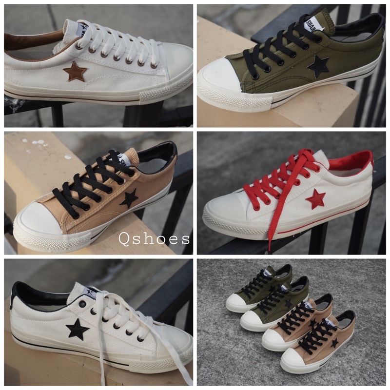 รองเท้าผ้าใบ mashare เท่ไปกับดาว M55 พร้อมส่ง ใส่ได้ทั้งชายหญิง 37-44