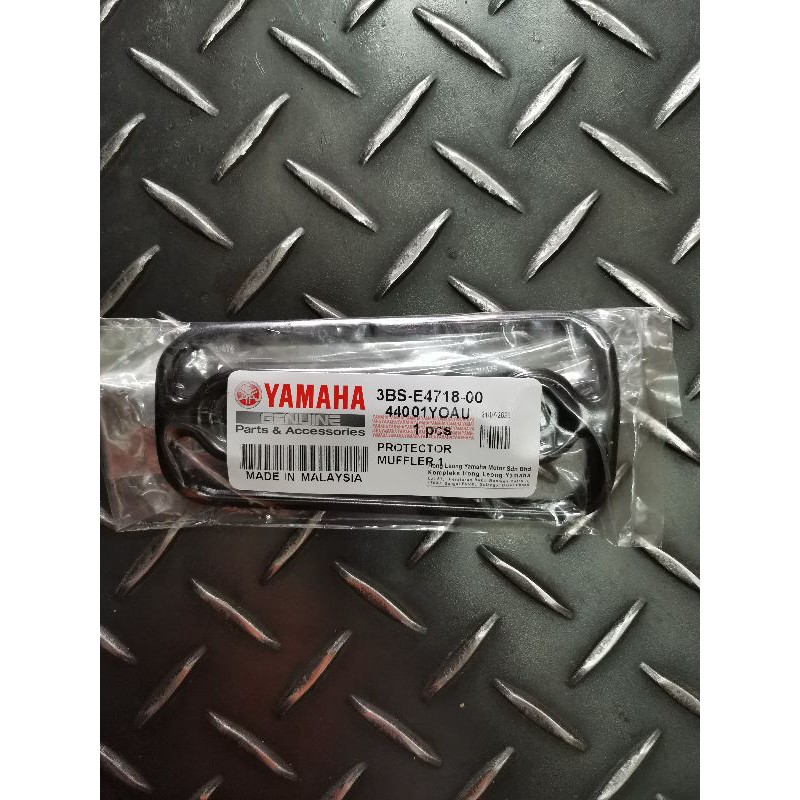 ฝาครอบท่อไอเสีย Ekzos ท่อไอเสีย Yamaha RXZ 100% HLY Yamaha