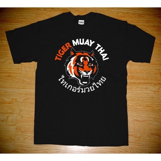 ใหม่ เสื้อยืดลําลอง แขนสั้น พิมพ์ลาย Tiger Muay Thai Kungfu Martial Art Karate Judo Fighting Club สไตล์ฮาราจูกุ สําหรับผ