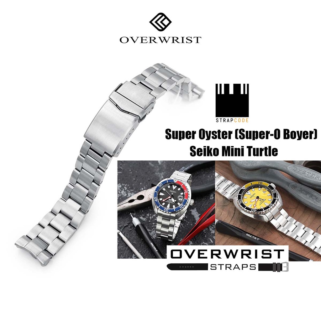 สายนาฬิกา รุ่น miltat strapcode super oyster for seiko mini turtle