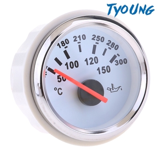 เกจวัดอุณหภูมิน้ํามันเซลเซียส 52 มม . 2 " 9-32 V 50-150