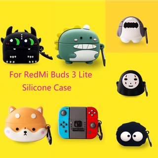 เคส RedMi Buds 3 Lite case Coal Ball Cartoon หูฟังบลูทูธ Dust-Proof Soft Silicone Cover