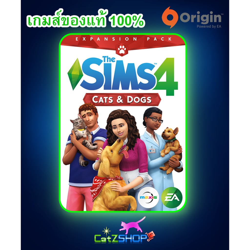 [Gift Card] [Origin] PC Games The Sims 4 Cats and Dogs Expansion packs 4 Shopee Thailand