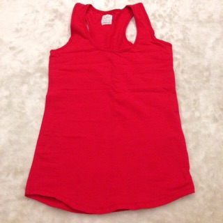 Zara เสื้อกล้าม สีแดง