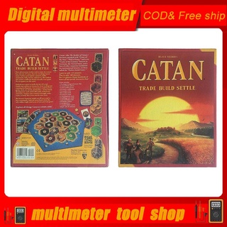 การ์ดเกมกระดาน Catan ของเล่นเสริมการเรียนรู้ สําหรับครอบครัว