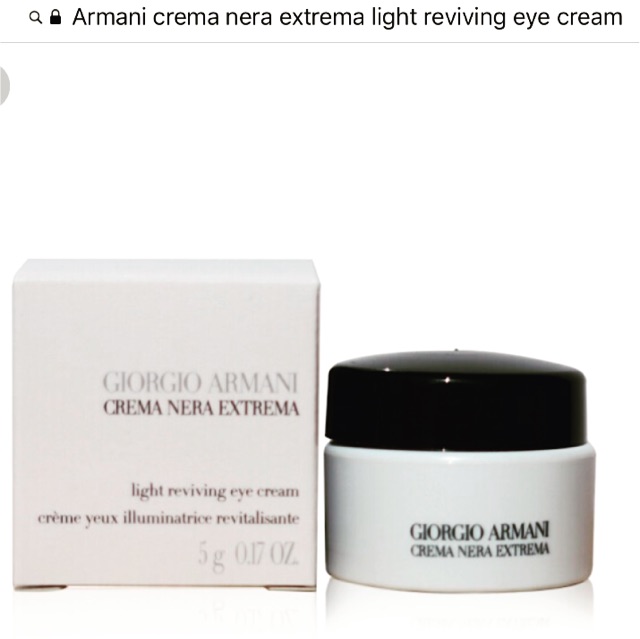 armani crema nera eye cream