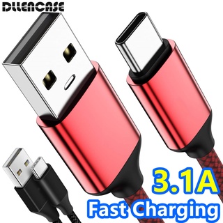 Dllencase สายชาร์จ USB Type C แบบถัก ชาร์จเร็ว สําหรับ   A310