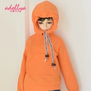 Bjd เสื้อกันหนาวมีฮู้ด อุปกรณ์เสริม สําหรับตุ๊กตา 1/3 1/4 1/6 diy