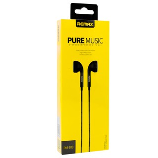 Pure Music รุ่น Rm-303 หูฟัง หูฟังสมอลทอร์ค ( Black )