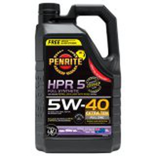 PENRITE HPR5 น้ำมันเครื่องเพนไรท์ HPR5 สังเคราะห์ 100% 5W-40 ขวด 5 ลิตร