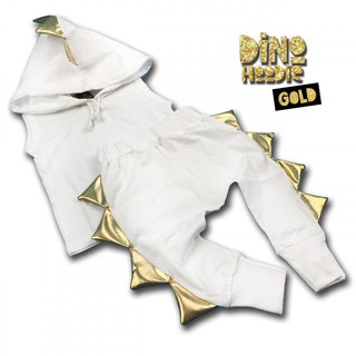 ชุดไดโน (Dino hoodie gold set)