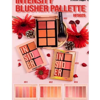 ⚡FLASH SALE⚡♡พร้อมส่ง อายแชโดว์  Sivanna Intensity Blusher Palette #HF5025