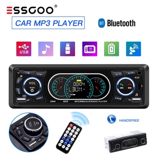 ESSG00 8809 1 Din เครื่องเล่น Mp3 วิทยุไร้สาย Dual Usb เครื่องเล่น Aux Fm Bt สําหรับติดรถยนต์