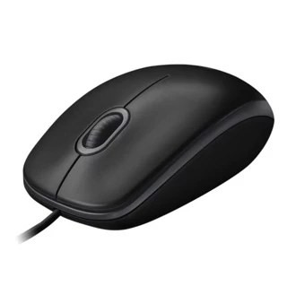 MOUSE (เมาส์) LOGITECH USB B100 (BLACK)