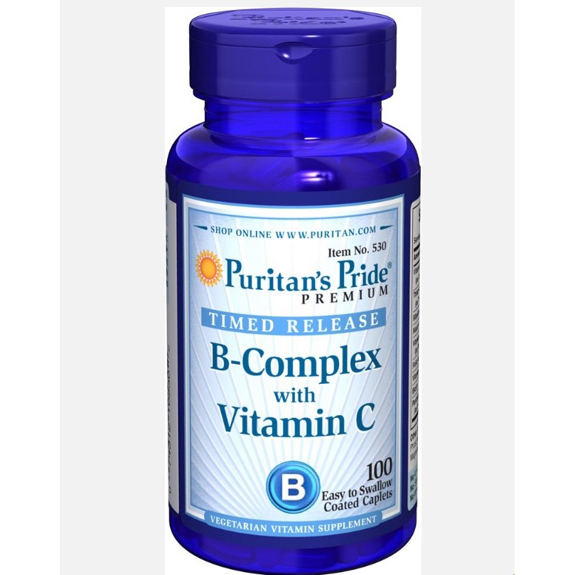 Puritans Pride Vitamin B-Complex And Vitamin B-12 | Shopee Thailand