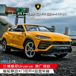 jk_garage 🚗🇯🇵 โมเดลรถเหล็ก Lamborghini Urus 1:24 มีกล่อง โมเดลรถยนต์ รถเหล็กโมเดล ของขวัญ แฟน ของเล่น 1/24