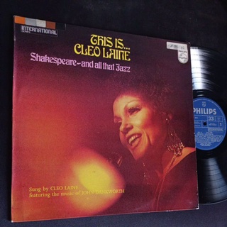 แผ่นเสียง 12 นิ้ว นักร้องเพลงแจ๊ส หญิง Cleo Laine music of John Dankworth