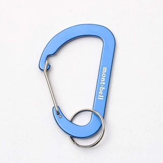 Montbell คาราบิเนอร์ ห่วงเกี่ยวนิรภัย รุ่น 1124335 Key Carabiner Flat D Kan 7