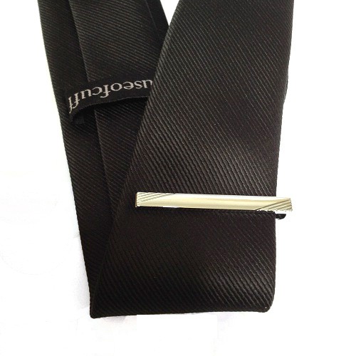 SILVER SLIM TIE PIN SLIM PIN TIE 19