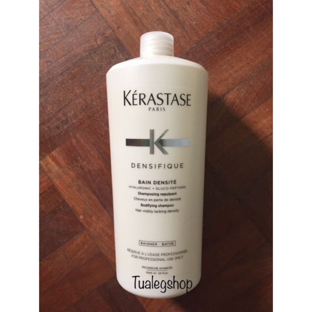 Shampoing Kérastase Densifique Bain Densité – Flacon 1000 Ml – Pour Cheveux Normaux – À L'huile D'argan