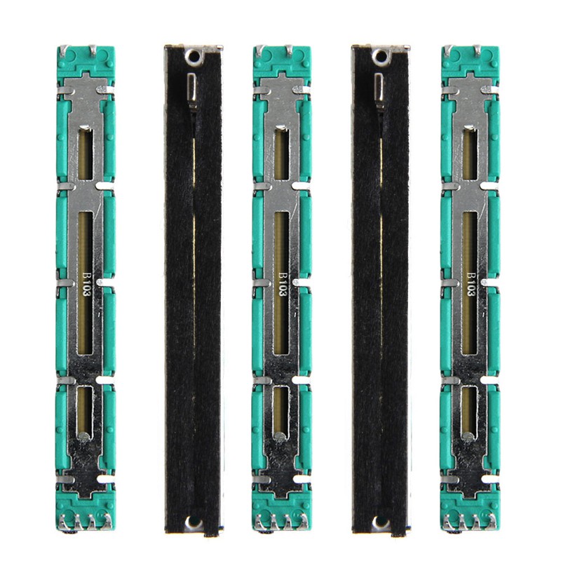 5 ชิ้น 75 MM Double B10K B10KX2 Behringer Pot Mixer Fader