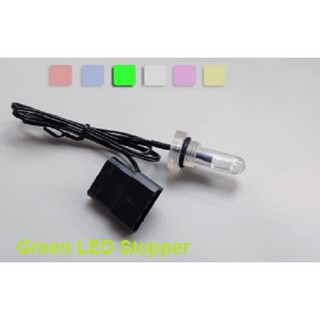 Stoper LED Green, จุกปิดรูแทงค์ ขนาด 1/4 ไฟled *สีเขียว ชุดน้ำระบบเปิด, Water Cooling, ชุดน้ำ, ระบายความร้อนด้วยน้ำ