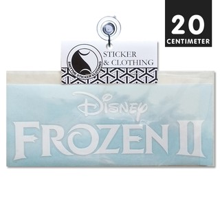 สติกเกอร์ตัดโลโก้ Disney Frozen II อุปกรณ์เสริม สําหรับรถจักรยานยนต์ รถยนต์