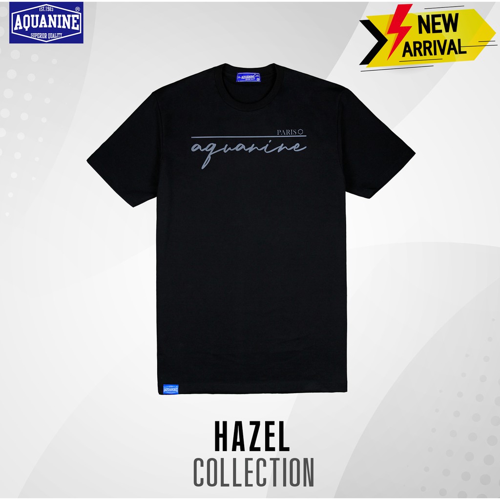 AQUANINE เสื้อยืดผู้ชาย เสื้อยืดผู้หญิง รุ่น HAZEL มินิมอล สตรีท ลิขสิทธิ์แท้