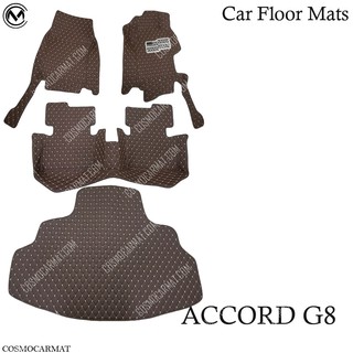 พรม ✅Acoord G8 พรมปูพื้นรถยนต์ Honda Acoord G8 ปี2008-2012 [เต็มคัน] รับประกัน 1ปี เข้ารูปตรงรุ่น