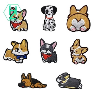8 Pcs Cute Dog Patches for Clothing, Badge Embroidery Patch
