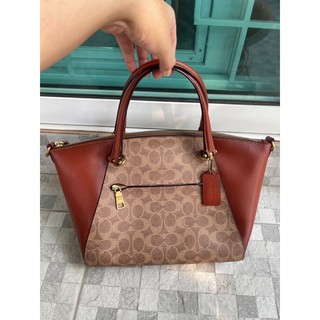 COACH 31666] PRAIRIE SATCHEL IN SIGNATURE CANVAS