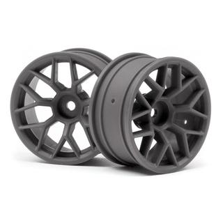 HPI 112812 RTR WHEELS 26MM GUNMETAL (6MM OFFSET/2PCS)