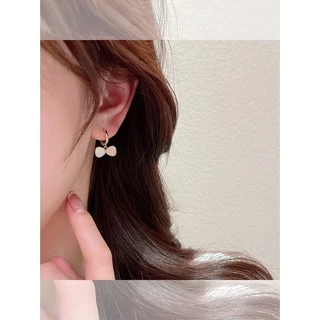 ต่างหูแฟชั่น ประดับโบว์ ขนาดเล็ก ระดับไฮเอนด์ สไตล์เกาหลี เหมาะกับฤดูร้อน สําหรับผู้หญิง