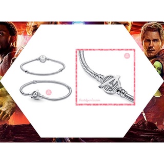 Pandora silver bracelet  Marvel x pandora ข้อมือ Avengers