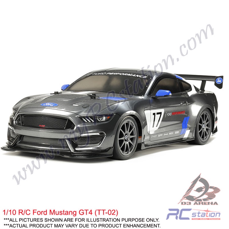 Tamiya TT02 #58664 - Tamiya 1/10 R/C Ford Mustang GT4 (TT-02) [58664]