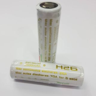 vapcell INR18650 H26 2600mAh 2ก้อนของแท้